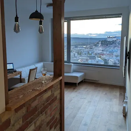 With Sunset View Over Apartman